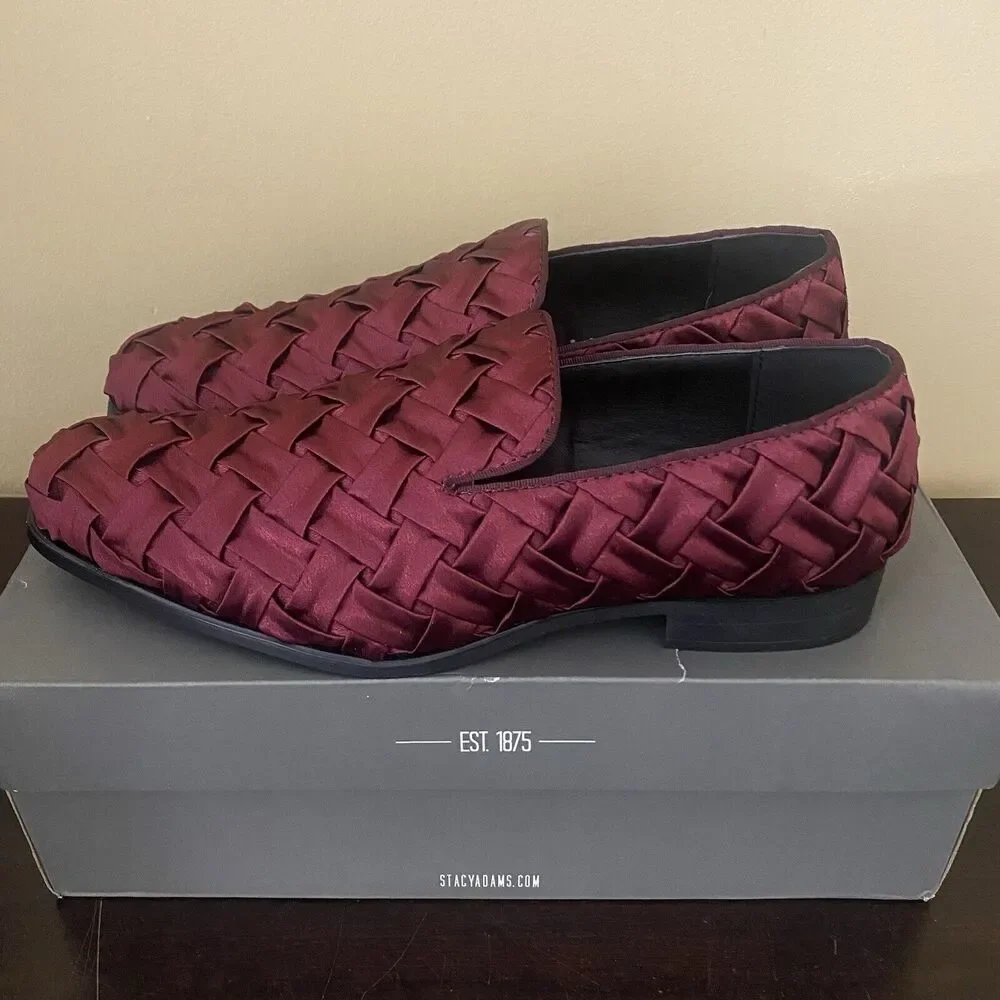 STACY ADAMS Men's Savoir Satin Slip-on Loafer‎